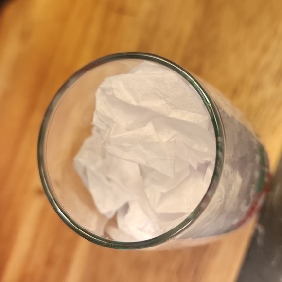 Santa I've Been Good 6 in tall Slim Glass - Picture 10 of 11